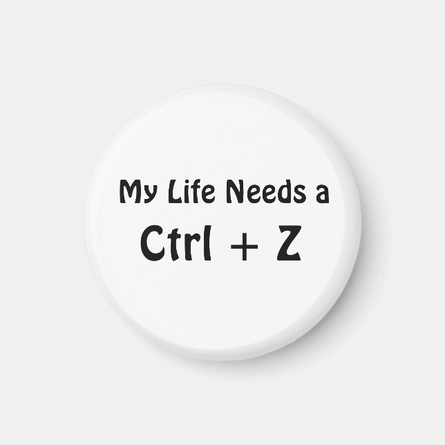 Íman Minha Vida Precisa de um Ctrl + Z (Frente)