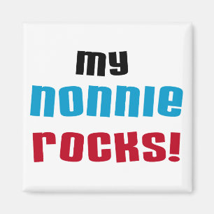Íman Minhas camisetas e presentes de nonnie Rocks