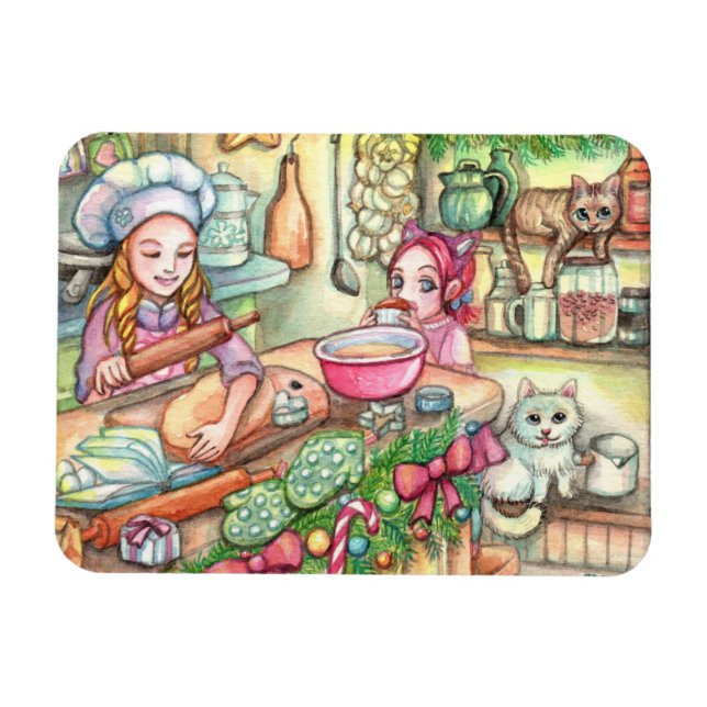 Íman Mini Chef na Cozinha (Horizontal)