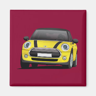 Íman MINI Cooper amarelo