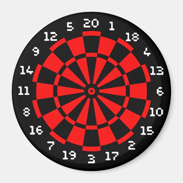 Íman Mini Dartboard (Frente)
