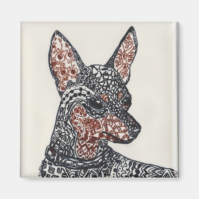 Íman Mini pino de porta (Frente)