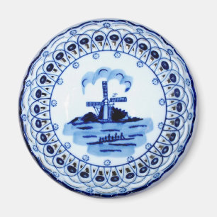 Íman Mini placa de Delft da arte