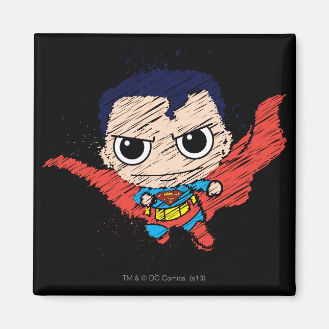 Íman Mini Superman Sketch (Frente)