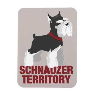 Íman Miniatura - Magnet de Cachorro Schnauzer