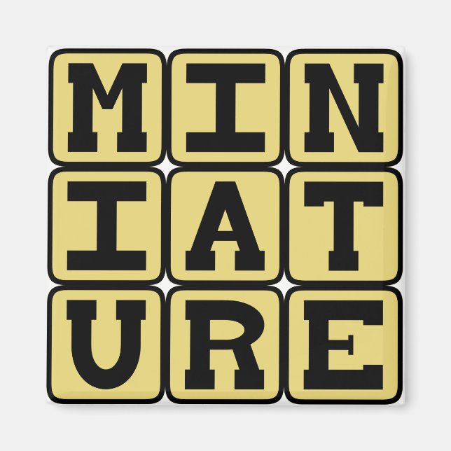 Íman Miniatura, Pequeno Colecionável (Frente)