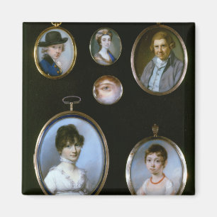 Íman Miniaturas do retrato, de LtoR e de TtoB: Senhor