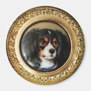 Íman MINIATURE DOG PORTRAVA Tricolor Spaniel