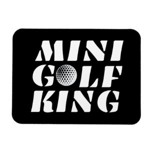 Íman Minigolf King Minigolfer Campeão