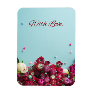 Íman Minimal Floral Greeting Card – With Love Botanical