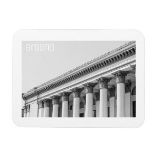 Íman Minimalismo da arquitetura soviética do Grodno Be