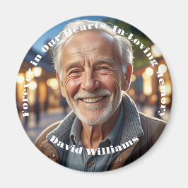 Íman Minimalista 1 Foto Especial Celebração da Vida