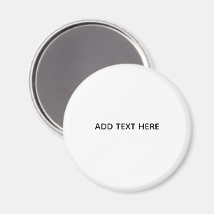Íman Minimalista Branco Elegante para Qualquer Ocasião