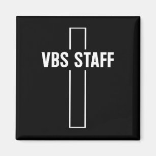 Íman Minimalista Equipe Vbs 2025 Escola Bíblica de Féri