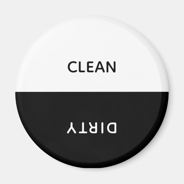 Íman Mínimo de ímã de sinal de lavadora suja (Frente)