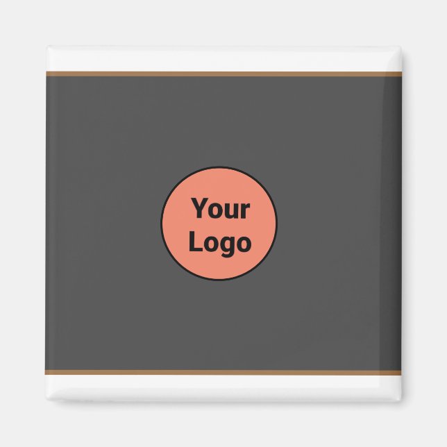 ÍMAN MÍNIMO SIMPLES ADICIONE O TEXTO PERSONALIZADO DO L (Frente)