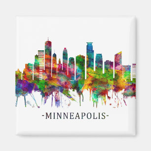Íman Minneapolis Minnesota Skyline