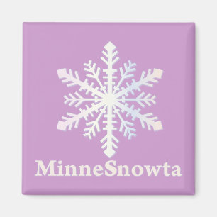 Íman MinneSnowta com Floco de Neve