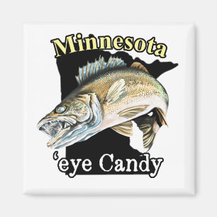 Íman Minnesota 'Eye Candy Engraçado Walleye'