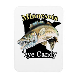 Íman Minnesota 'Eye Candy Engraçado Walleye'