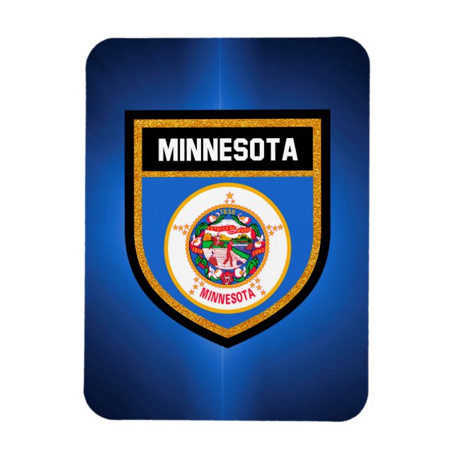 Íman Minnesota Flag (Vertical)