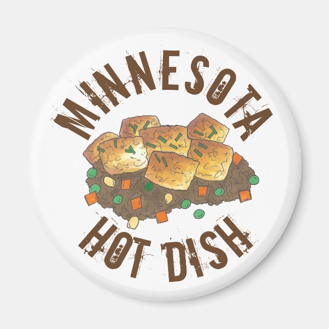 Íman Minnesota Hot Dish Tater Tot Casserole (Frente)