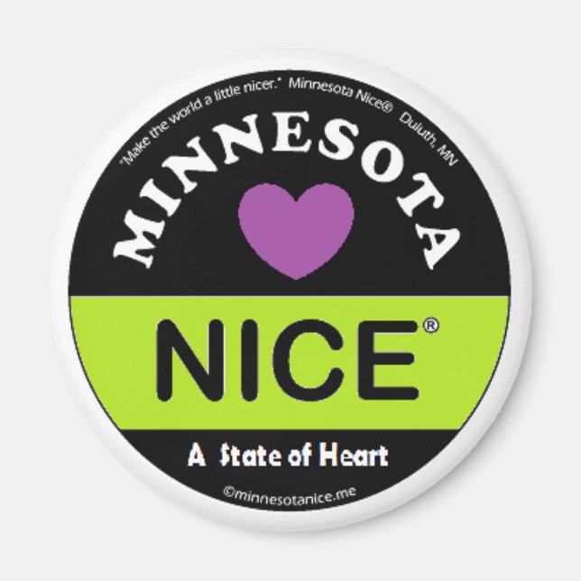 Íman Minnesota Nice® Magnet (Frente)