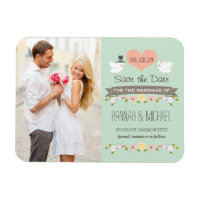 Mint Green Love Birds Salvem a Data
