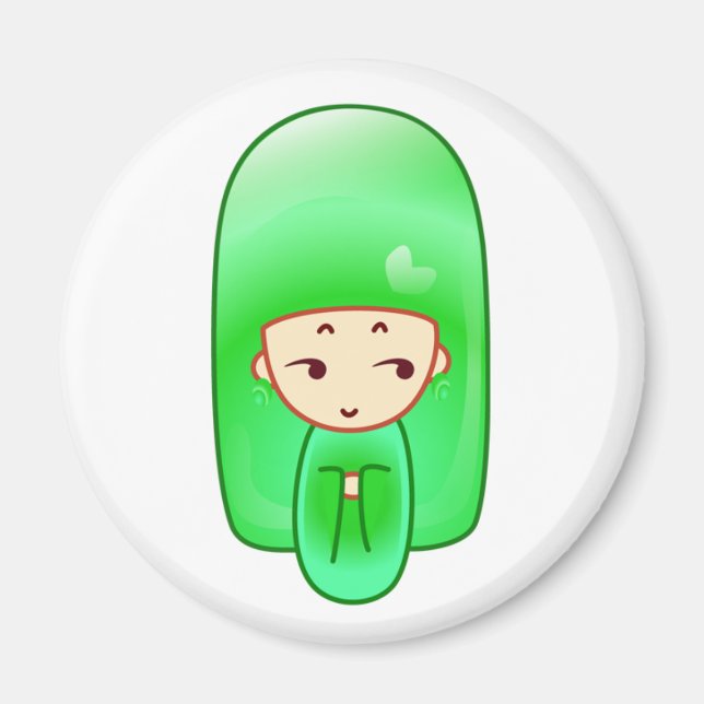 Íman Mint kokeshi (Frente)