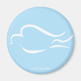 Íman Mir Significa Magneta de Dove Branca da Paz