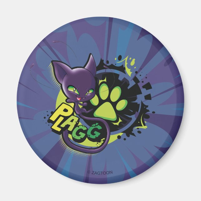 Íman Miraculous Kwami Plagg (Frente)