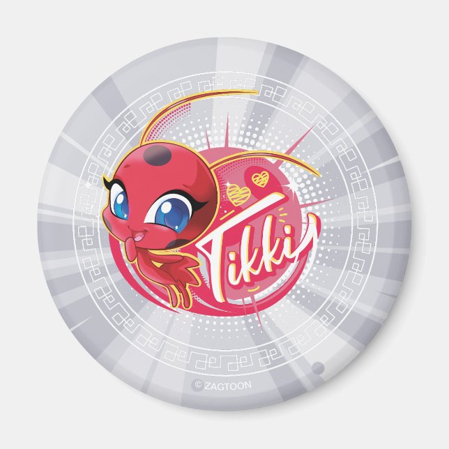 Íman Miraculous Kwami Tikki (Frente)