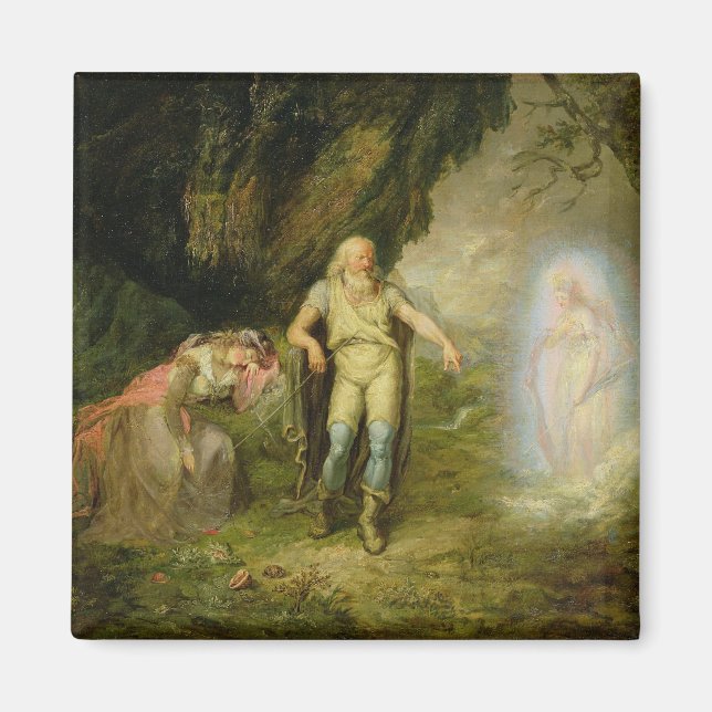 Íman Miranda, Prospero e Ariel, de "O Tempest", por (Frente)