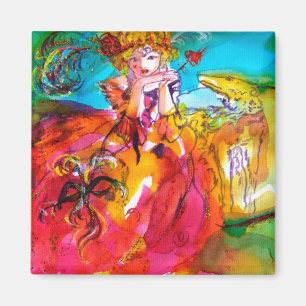 Íman MIRANDOLINA ,Máscara de Carnaval veneziana