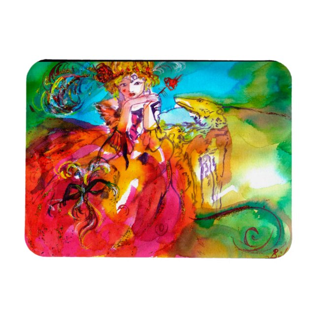 Íman MIRANDOLINA/Máscaras de Carnaval Veneza (Horizontal)