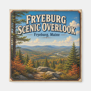Íman Mirante Cênico de Fryeburg Maine Vista MT Vintage