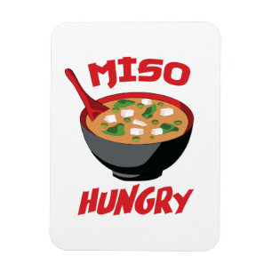 Íman Miso Hungry Funny Comida Kawaii