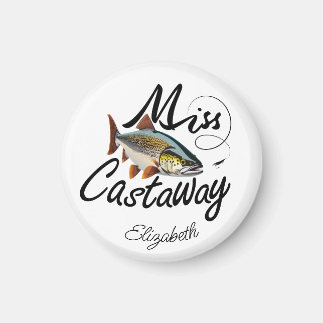 Íman Miss Castaway Rainbow Trout (Frente)