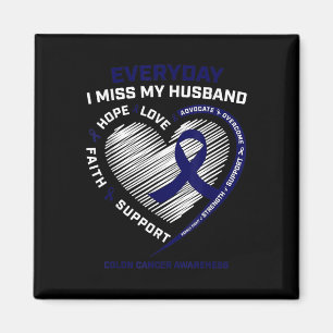 Íman Miss Meu Marido Amando Memória Marido Cancer Colon