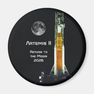 Íman Missão Artemis II na Lua