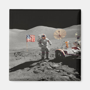 Íman Missão de pouso lunar da NASA Apollo 17, 1972