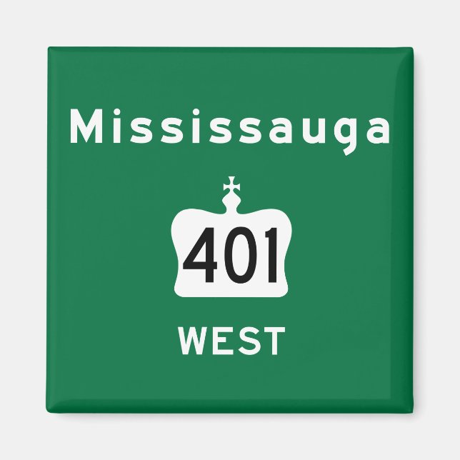Íman Mississauga 401 (Frente)