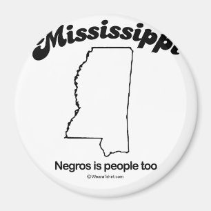 Íman MISSISSIPPI - de "t-shirt a da DIVISA do ESTADO