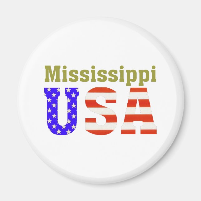 Íman Mississippi EUA! (Frente)