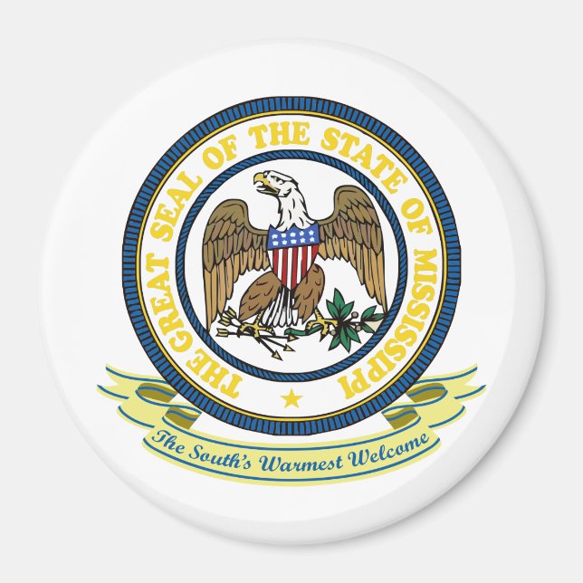 Íman Mississippi Seal (Frente)