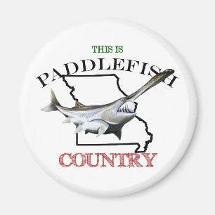 Íman Missouri é Paddlefish Country