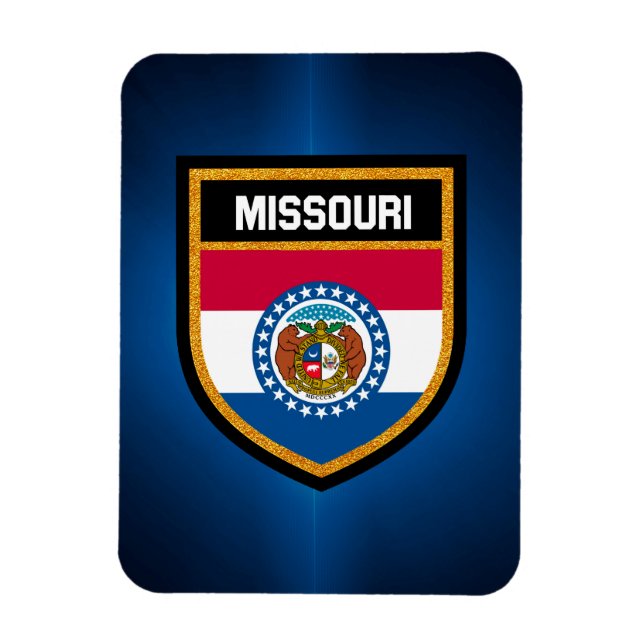 Íman Missouri Flag (Vertical)