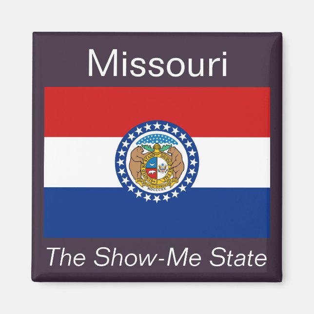 Íman Missouri Flag Magnet (Frente)