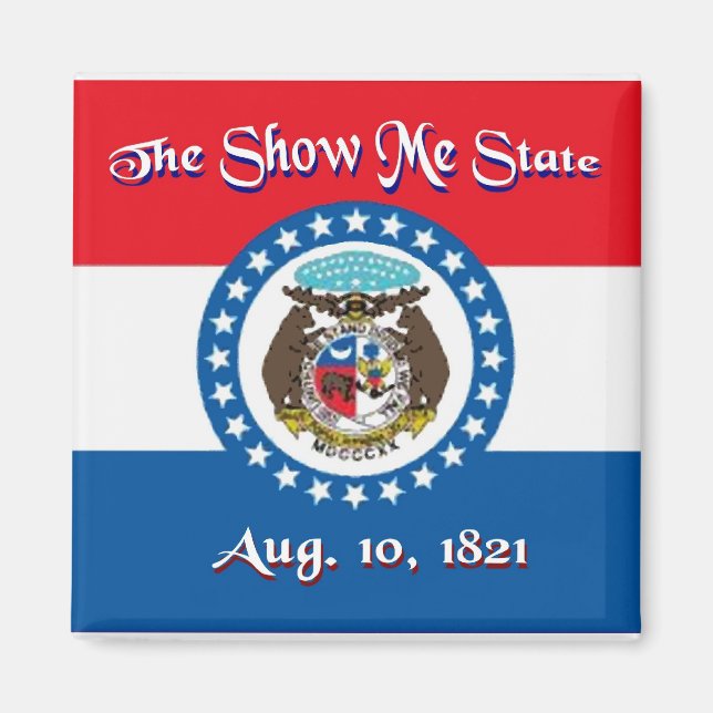 Íman Missouri Flag Magnet (Frente)