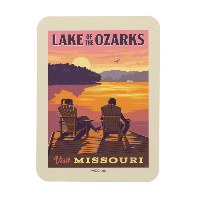 Íman Missouri | Lago dos Ozarks (Vertical)